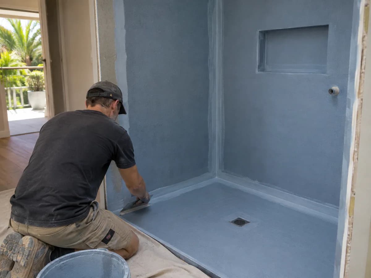 Illustrative bathroom waterproofing service in Brisbane